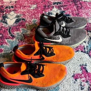 2 pairs Nike epic react flyknit